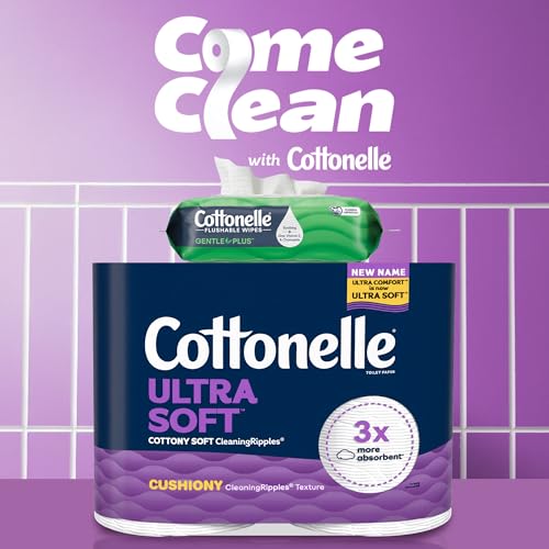 Image of Cottonelle Ultra ComfortCare Soft Toilet Paper 32 Family Mega Rolls