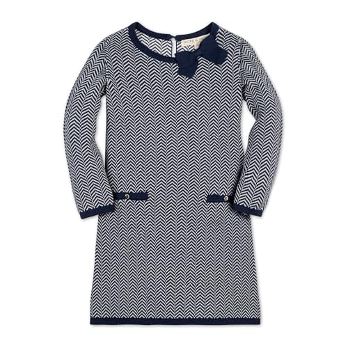 Image of Hope & Henry Girls' Milano Tipped Sweater Dress