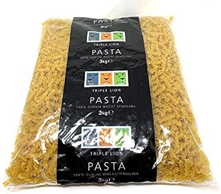Triple Lion Professional Chef's Fusilli Twists 100% Durum Wheat Semolina Pasta 3kg