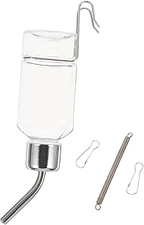 Ipetboom Automatic Drinking Fountain Guinea Pig Accessories Hamster Water Feeder Hamster Drinking Dispenser Pets Crate Water Bottle Rabbit Water Bottle pet Supplies abs Hanging Water Tank