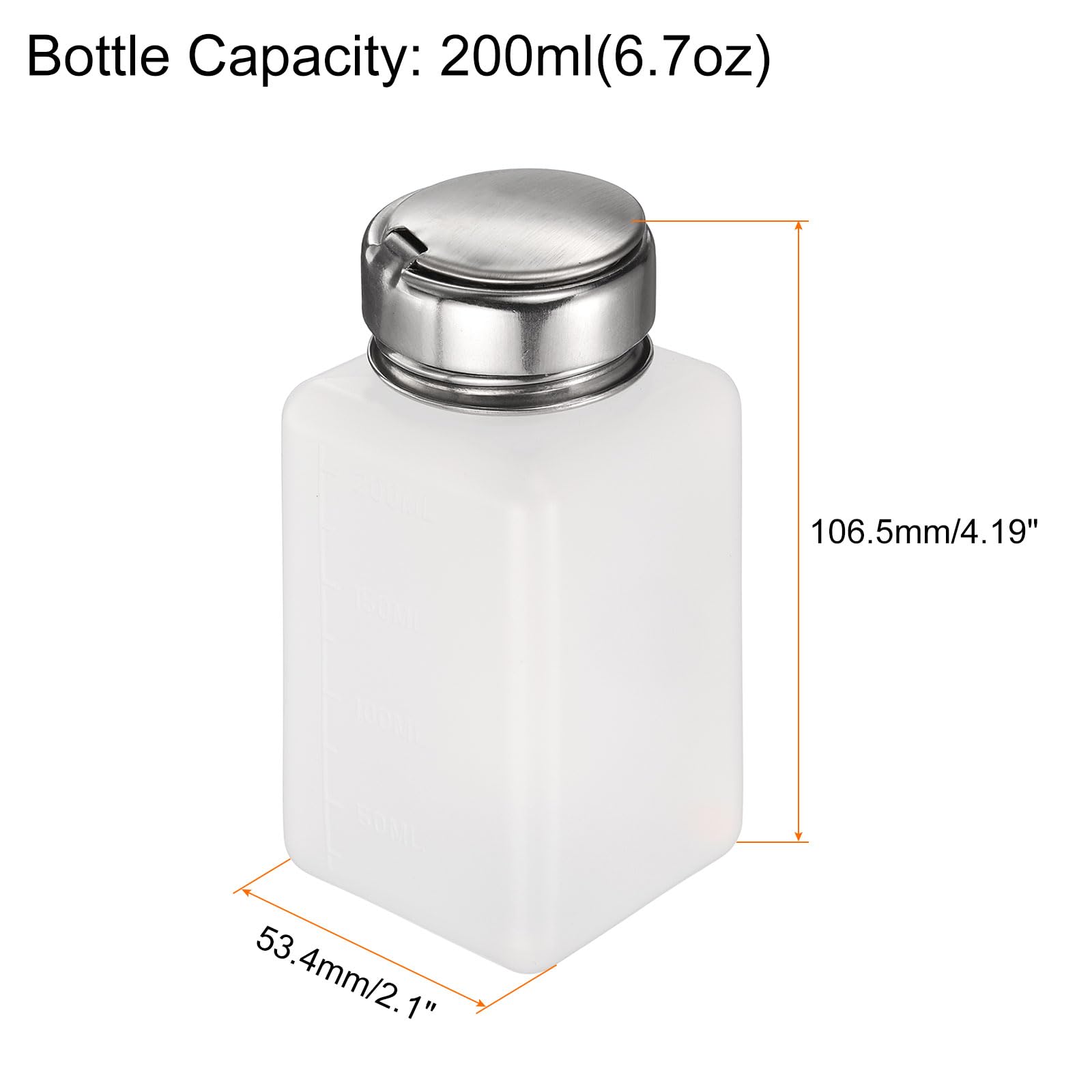 QUARKZMAN 10Pcs Distributeur D'Alcool Solvant 200ml(6.7oz) Blanc