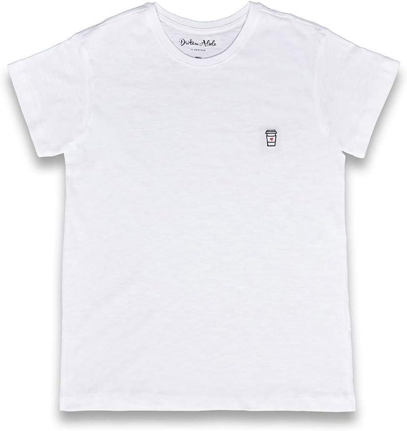 Dritan Alsela Coffee-to-Go Cup Women's Shirt White