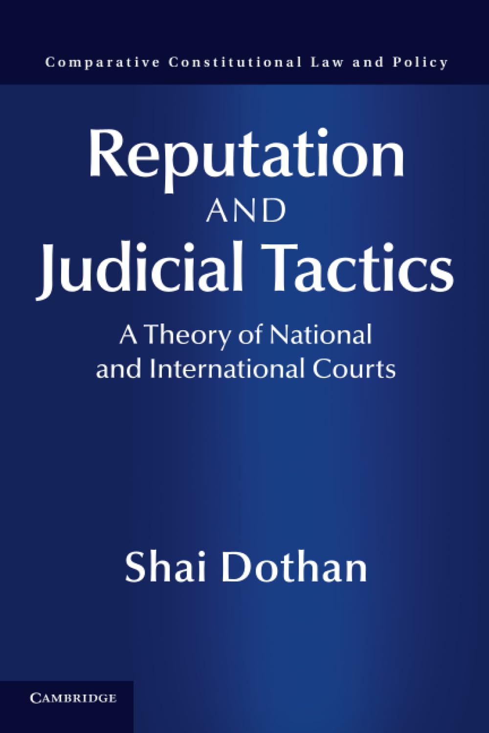Reputation and Judicial Tactics (Comparative Constitutional Law and Policy)