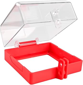 Emergency Stop Button Cover Lockout Box Type Transparent Push Button Switch Cover PC Switch Cover Protector Lockout Cover
