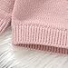 Neiwech Baby Knit Sweater Boys Girls Goose Pullover Sweatshirt Round Neck Long Sleeve Toddler Tops Warm Fall Winter Clothes Pink 18-24 Months