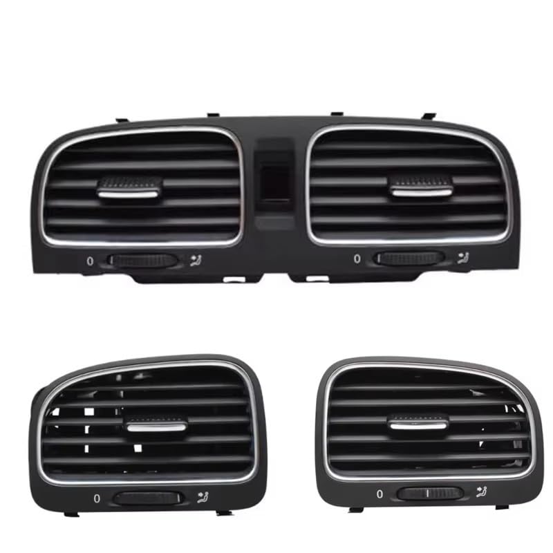 Grille d'aération de tableau de bord Golf 6 orientable avec flux d'air ajustable 5K0819728
