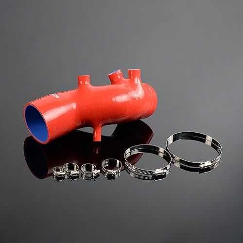 G-PLUS Manguera de inducción de entrada de silicona compatible con Toyota Supra 1986-1992 MA70 MK3 7MGE7MGTE rojo