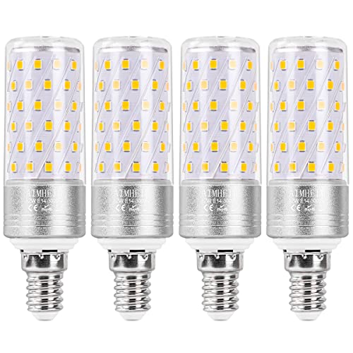 AIMHEIM Ampoules LED E14 Blanc Froid 6000K, E14 LED 12W Equivalent à 100W, 1350 Lumen, Culot à Vis Edison E14 Non Dimmable, Lot de 4 Cover