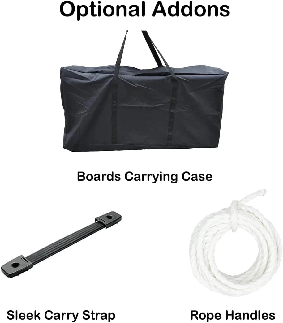 Black Florida Theme Custom Cornhole Board Game Set