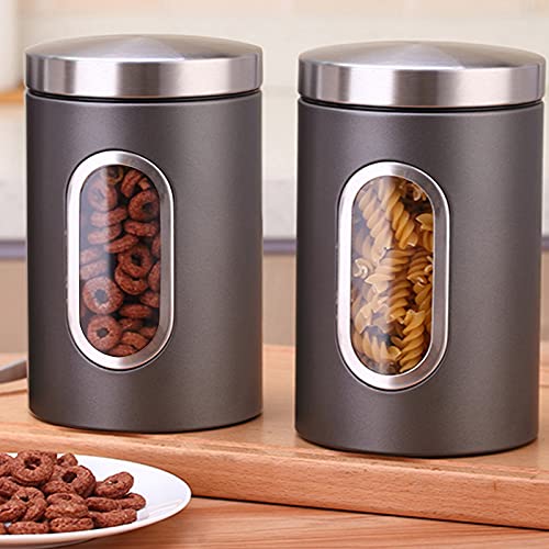 XINGGANG Recipiente para Alimentos, Bote para Conservar Alimentos, Café, Té Sellados en Cocina, Tarro Sellado 1.5L per… - Imagen 6