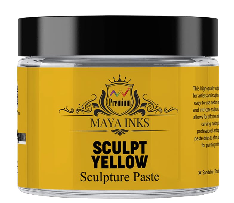 Premium Sculpt Yellow Sculpture Paste, Professional Artist Grade Modelling Clay-image-6
