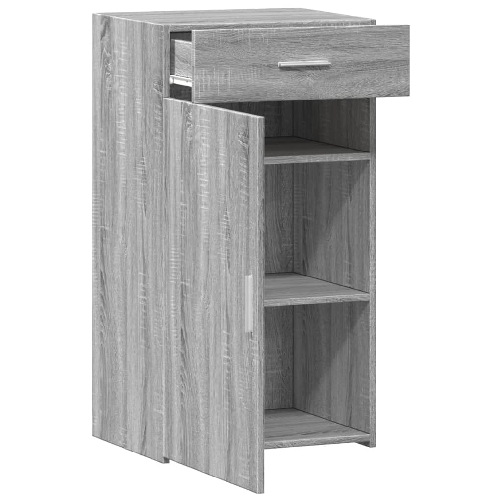 vidaXL Credenza Grigio Sonoma 50x42,5x93 cm in Legno Multistrato, credenza in Legno, credenze in Legno, armadietto Laterale, armadietto in Legno