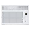 GE Window Air Conditioner Unit 6000 BTU for Small Rooms up to 250 sq ft with Adjustable Fan and Cooling Settings Perfect for Small Bedroom or Living Room Easy Install Kit Included White