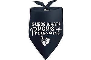 Guess What Mom's Pregnant Dog Bandana