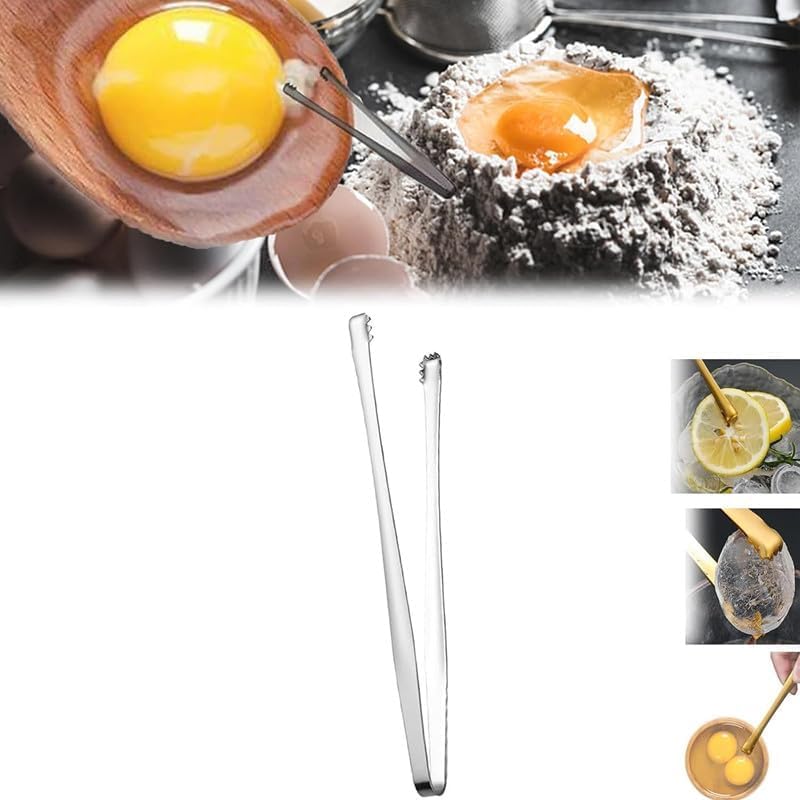 Silver Egg Chalaza Remover - Easy Egg Extraction -1 Silver Egg Chalaza Remover - Easy Egg Extraction -1