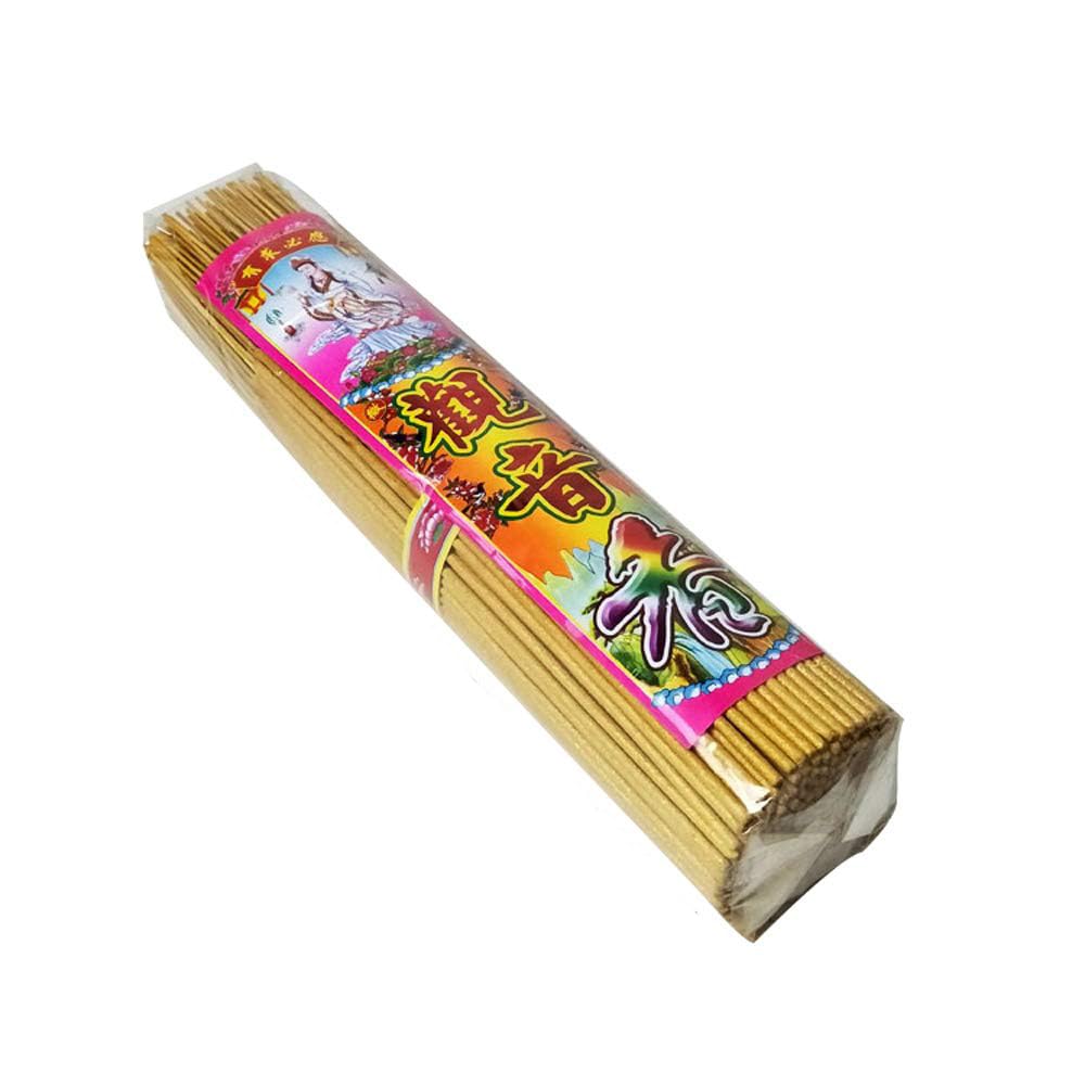 Wxmyozr Yellow Chinese Incense Sticks/Joss Sticks(275 Sticks),Vanilla Sandalwood Meditation Worship Ancestor Home Buddhism Incense 12.6In,