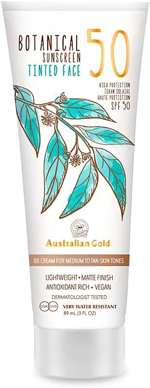 Botanical Tinted Face Cream Spf 50 - Medium/Tan Black 89 Ml (Pack Of 1)