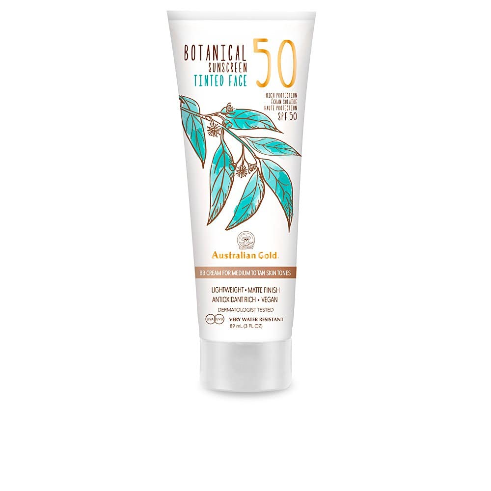 Botanical Tinted Face Cream SPF 50 - Medium/Tan Black 89 ml (Pack of 1)