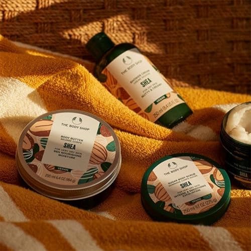 The Body Shop Shea Shower Cream (1x 250ml), Shower Cream Body Wash for Dry Skin, Body Wash with 91% Natural Origin, Vegan Body Care for All Skin Types - Image 5