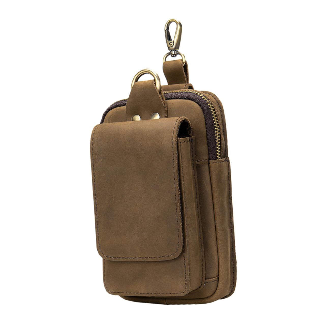 Didiseaon Étui Ceinture Téléphone Portable Multifonction avec Anneau Porte-clé Pochette Outdoor Résistante pour Randonnée Camping Voyage et Activités Extérieures