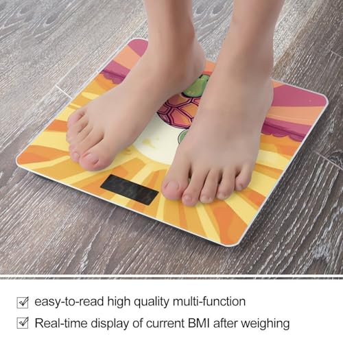 Báscula digital de baño con capacidad 400 lb y pantalla LCD miniatura 5