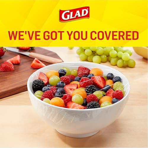 Image of Glad Cling N Seal Plastic Wrap for Food, Airtight Seal, 300 Square Foot Roll (Pack of 12)
