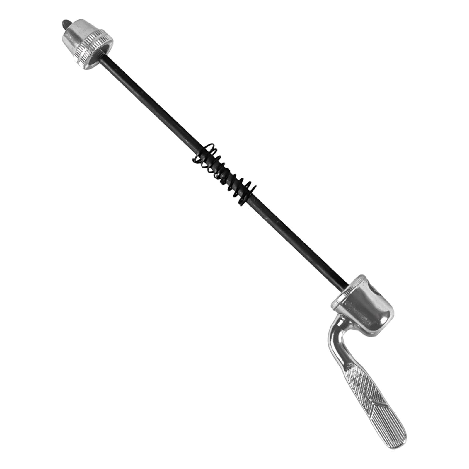 Bikeer Schnellspannspieß Für Mountainbike - Stahl Achsspieß 190mm Silber