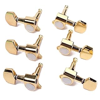 Healifty 6 pcs 3L 3R dorure classique d’accordage de guitare verrouillage des touches Tuner Mécaniques avec des Embouts filetée Vis Finition chrome pour guitare électrique - Les Beatles, Paul McCartney, John Lennon, RIngo Starr, George Harrison Healifty 6 pcs 3L 3R dorure classique d'accordage de guitare verrouillage des touches Tuner Mécaniques avec des Embouts filetée Vis Finition chrome pour guitare électrique – Image 4