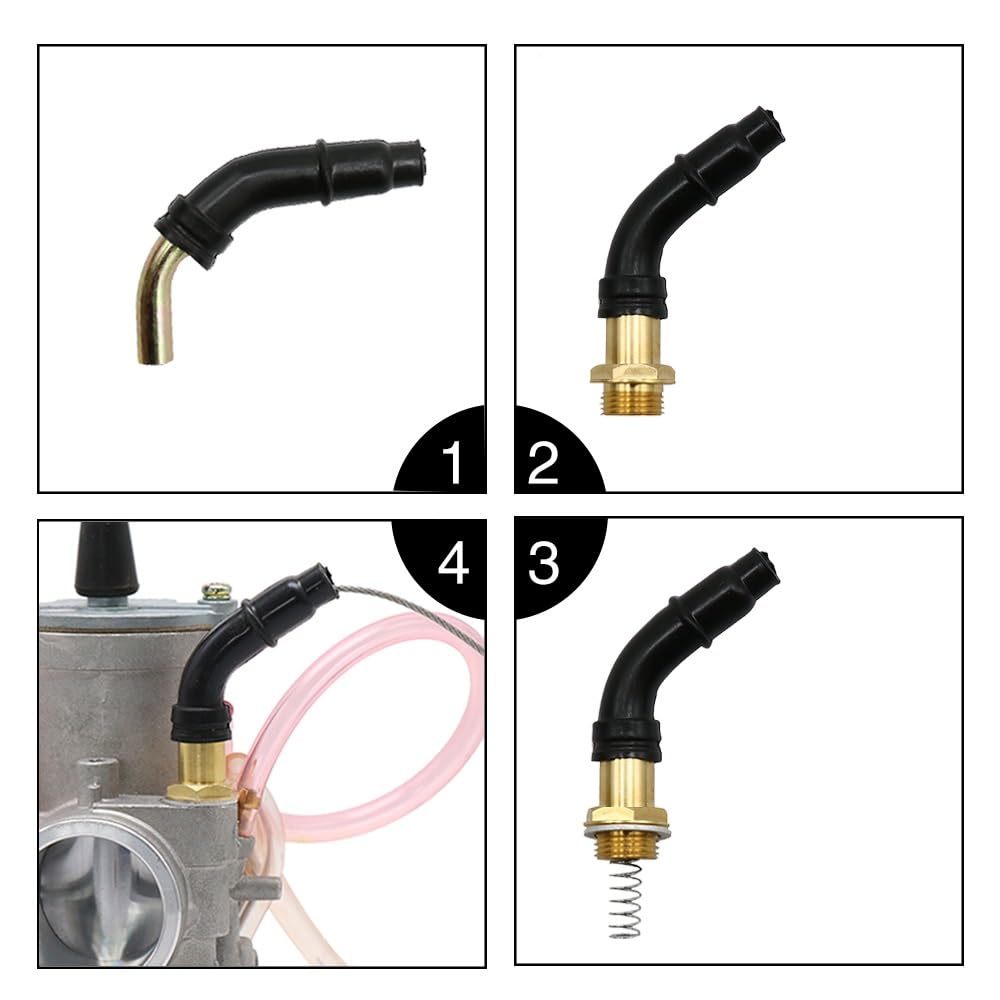Interrupteur D'accélérateur Démarrage Carburateur/PE, Interrupteur Commande De Valve Manuelle, Ensemble De Valve D'accélérateur De Carburateur Carburateur Rechange Carb