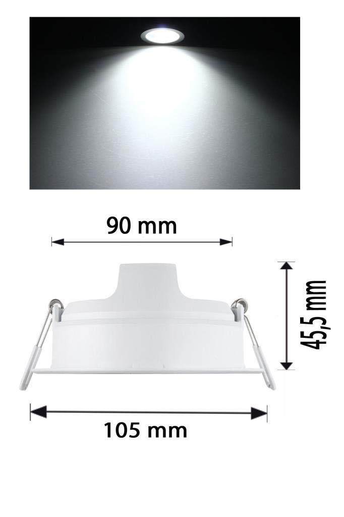 Philips 59201 Meson 090 5.5W 65K Wh Recessed Led
