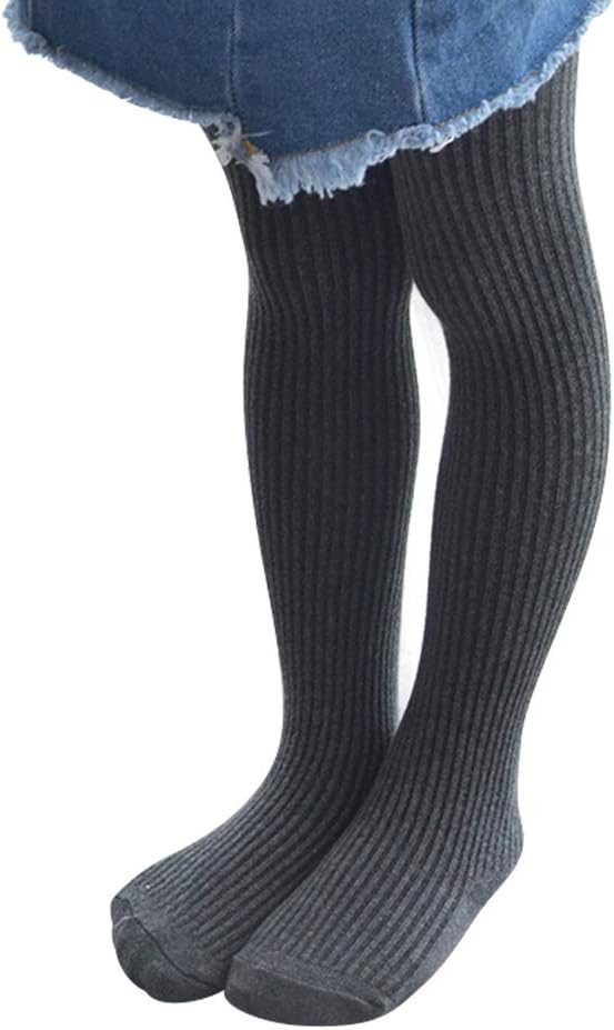 Looching 4/5 Pack Baby Girls Boys Tights Toddler Cable Knit Leggings Seamless Cotton Dress Cotton Footed Stockings - Image 6