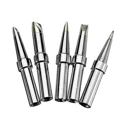5 Punte Per Saldatore A Stilo - Modello 900M-T-S3, Larghezza Scalpello 5mm, Per Saldature Precise