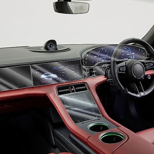 Film protection console Porsche Taycan en TPU finition haut de gamme