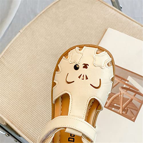 Kids Girls Sandals Casual Sticky Shoelaces Light Weight Adjustable Straps Summer Little Child/Big Kid Girls Sandals 34