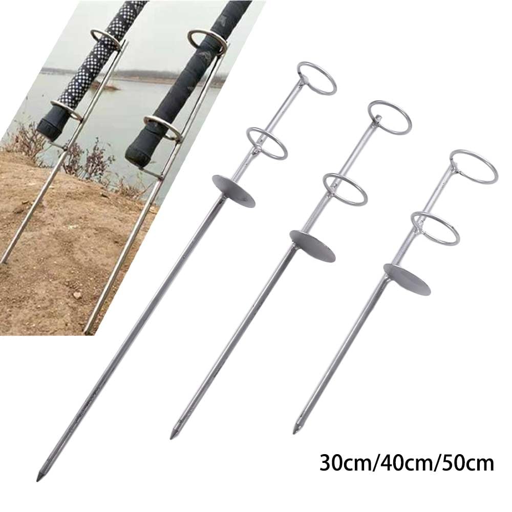 fishing rod ground holder Stake for Fishing Enthusiasts The tapered shape drill rod Automatic Fishing Rod Holders for