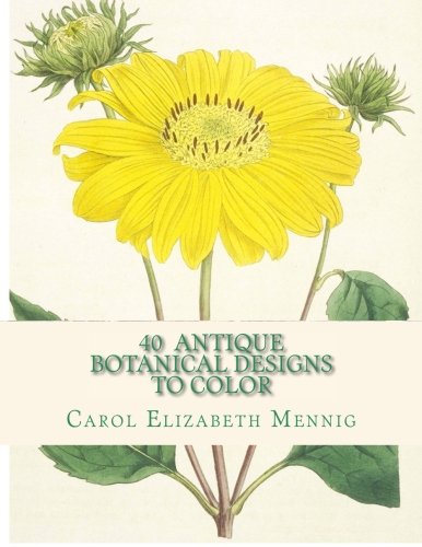 40 Antique Botanical Designs to Color