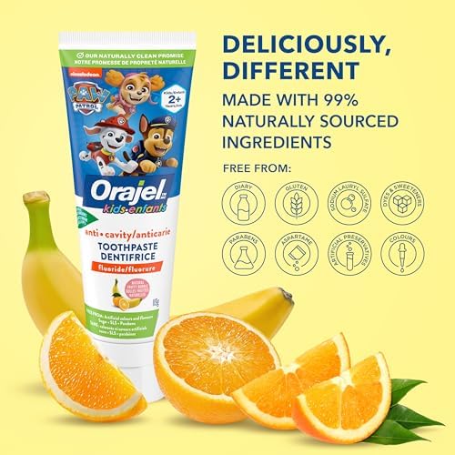 Orajel Kids Paw Patrol Anti-Cavity Fluoride Toothpaste – Natural Fruity Bubble Flavor, Fun and Effective Cavity Protection, 119g — view 2