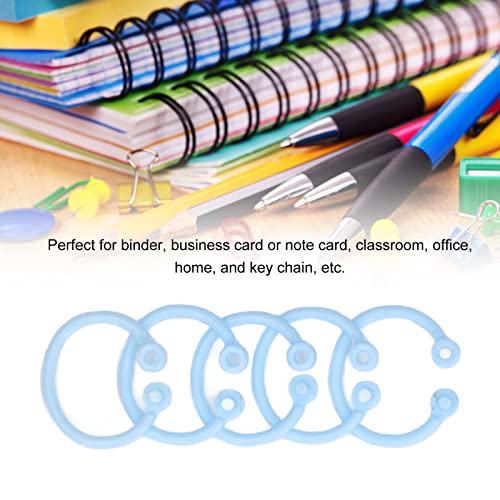 Anéis para pasta, alta durabilidade e ampla aplicação Anéis para pasta de plástico, armazenamento do