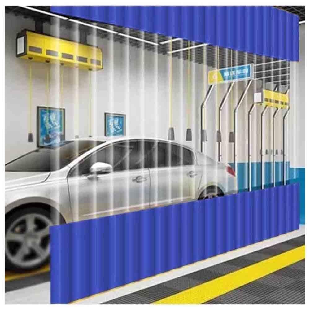 Rideaux de séparation imperméables pour aires de lavage et garage