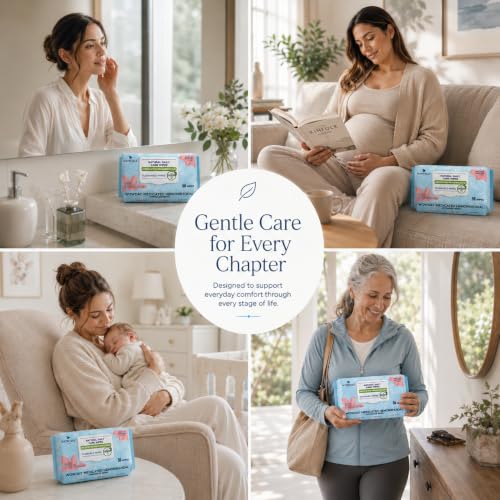 Image of Flushable Hemorrhoid Wipes | Medicated Witch Hazel Wipes Ph Balanced | 240 Count Natural Fragrance Free Adult Hemorrhoids Witch Hazel Wipe for Butt Itch