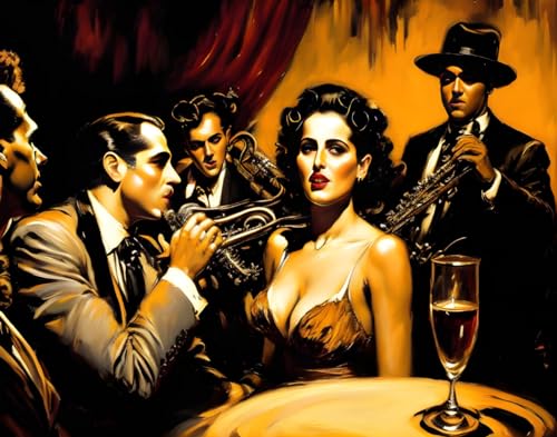 Affiches sur toile de salon SERENDIPITP déco murale musique 58x90 cm grand format sans cadre
