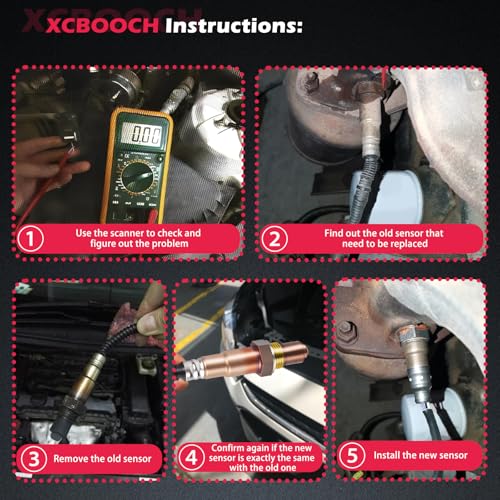 Sensor de oxígeno 4 piezas compatible Ford F-150 2011-2014 miniatura 6