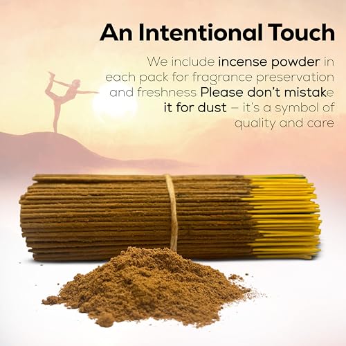 Image of Raajsee Amber Incense Sticks 100 Gm Pack-100% Pure Organic - Natural Hand Rolled Free from Chemicals-Insence for Church,Relaxation, Meditation & Sensual Therapy