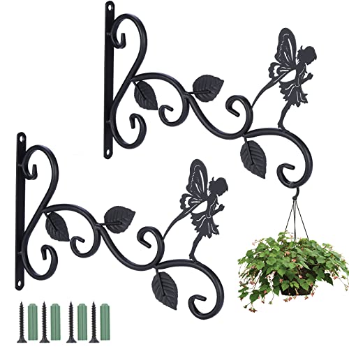 Coolty 2 Stück Pflanzenhalterung Pflanzenaufhänger Wandhaken Blumenampel...