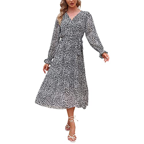 Robe d'été décontractée en mousseline fleurie pour vos vacances