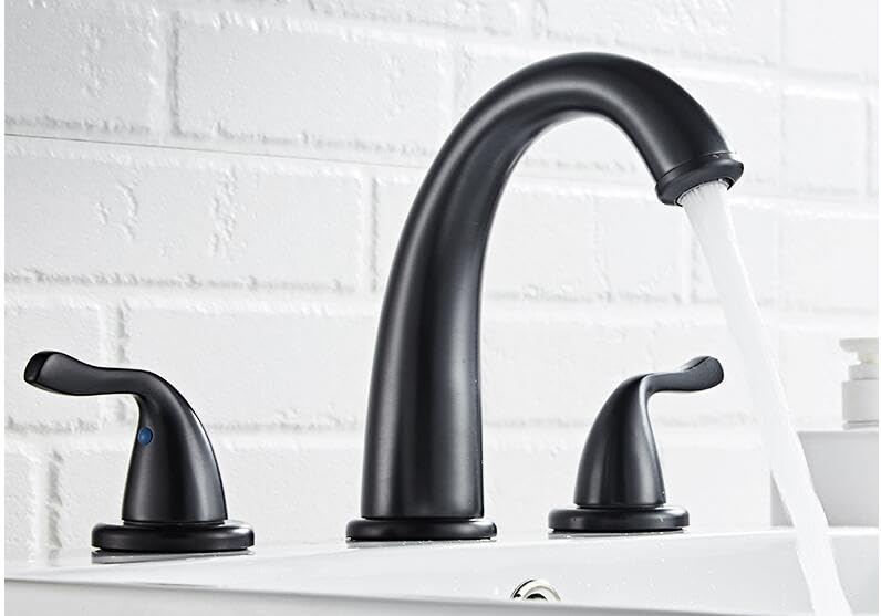 Robinet de lavabo vintage noir en laiton pour revivre le charme d'antan