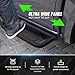 YZONA Running Boards SuperCrew Cab Compatible for 2015-2025 Ford F150 & 2017-2025 Ford F250 F350 Super Duty Crew Cab Side Step, Two Stairs Design Side Bars Nerf Bar (Pickup 4-Door)