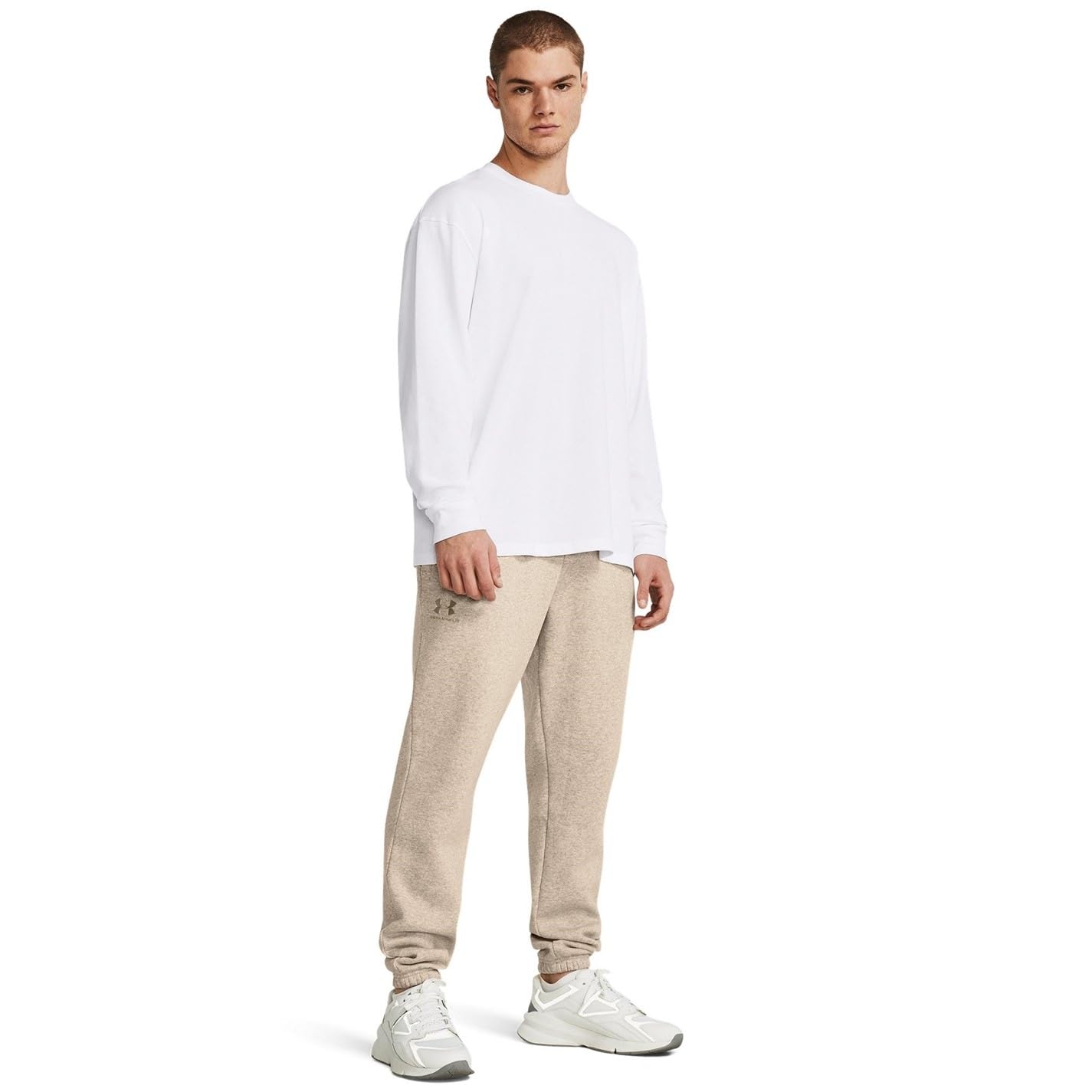 Under Armour - Men's UA Essential Fleece Joggers, Bottoms in Pile Uomo