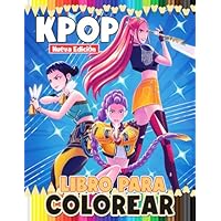 Libro Para Colorear K-POP: Más De 60 Ilustraciones Adorables y