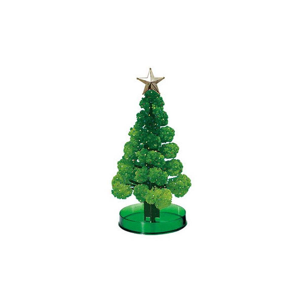 170Mm H Green Diy Vision Magic Growth Paper Crystal Tree Magical Fun Christmas Tree Kids Children Novelty